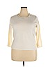 Sag Harbor 100% Acrylic Ivory Pullover Sweater Size XL - photo 1