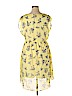 Maurices 100% Polyester Yellow Casual Dress Size XL - photo 2