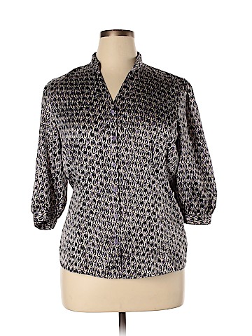 Worthington 3/4 Sleeve Blouse (view 1)