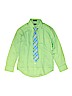 Holiday Editions Green Long Sleeve Button-Down Shirt Size L (youth) - photo 1