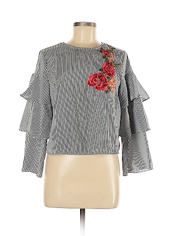 Love J Long Sleeve Blouse (view 1)