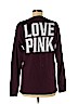 Victoria's Secret Pink 100% Cotton Purple Long Sleeve T-Shirt Size S - photo 2
