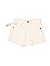 RE/DONE 100% Cotton White Denim Shorts Size 23 waist - photo 1