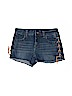 Justice Blue Denim Shorts Size 12 - photo 1