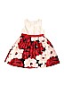 Dressed Up by Gymboree 100% Polyester Floral Red Special Occasion Dress Size 3T - photo 1