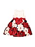 Dressed Up by Gymboree 100% Polyester Floral Red Special Occasion Dress Size 3T - photo 2