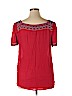 St. John's Bay 100% Rayon Red Short Sleeve Top Size XL - photo 2
