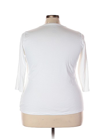 St. John's Bay 3/4 Sleeve T-Shirt (view 2)