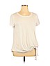 Susina White Short Sleeve T-Shirt Size XL - photo 1