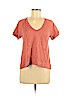 Madewell 100% Linen Orange Short Sleeve T-Shirt Size S - photo 1