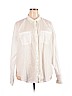 Maurices 100% Cotton Ivory Long Sleeve Button-Down Shirt Size 24 (3) - photo 1