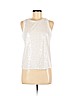 RACHEL Rachel Roy 100% Nylon Ivory Sleeveless Top Size S - photo 1