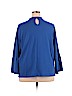Lane Bryant Blue 3/4 Sleeve Top Size 22 Plus/24 - photo 2