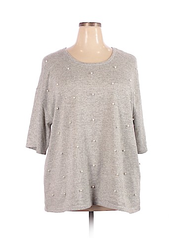 Lane Bryant 3/4 Sleeve Top (view 1)