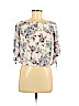One Clothing 100% Rayon Ivory 3/4 Sleeve Blouse Size S - photo 1