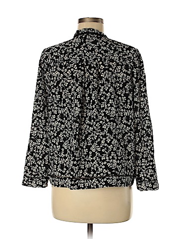 Point Sur Long Sleeve Silk Top (view 2)