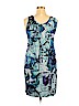 Simply Vera Vera Wang Blue Casual Dress Size XL - photo 2