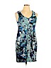 Simply Vera Vera Wang Blue Casual Dress Size XL - photo 1