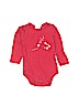 Baby Gap 100% Cotton Red Long Sleeve Onesie Size 18-24 mo - photo 1