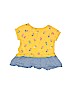 Baby Gap 100% Cotton Yellow Short Sleeve Top Size 3T - photo 2