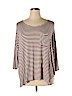Mossimo Tan 3/4 Sleeve Top Size XL - photo 1