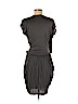 Aqua 100% Rayon Gray Casual Dress Size M - photo 2