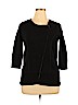INC International Concepts Black Cardigan Size 0X - photo 1