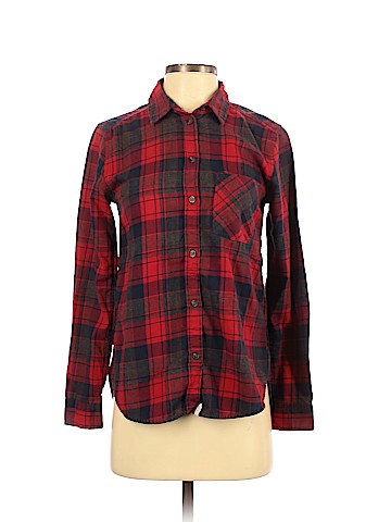 American Eagle Outfitters Long Sleeve Button-Down Shirt (view 1)