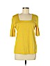 Akris Punto Yellow Short Sleeve T-Shirt Size 12 - photo 1
