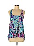 Aqua 100% Polyester Blue Sleeveless Blouse Size M - photo 1