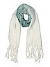 Mer Sea & Co 100% Polyester Color Block Teal Scarf One size - photo 1
