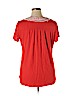 Style&Co Red Short Sleeve Top Size 1X - photo 2
