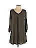 Lush 100% Polyester Green Casual Dress Size S - photo 1