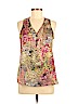 Hale Bob 100% Polyester Yellow Sleeveless Blouse Size M - photo 1