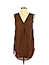 H&M Tan Sleeveless Blouse Size 4 - photo 1