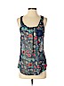 Lily White 100% Polyester Blue Sleeveless Blouse Size S - photo 1