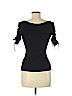 H&M Black Short Sleeve Blouse Size XS - photo 2