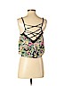Lush 100% Rayon Green Sleeveless Blouse Size S - photo 2