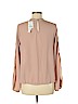 Monteau 100% Polyester Tan Long Sleeve Blouse Size L - photo 2