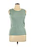 Casual Corner Green Tank Top Size XL - photo 1