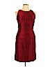 Donna Morgan 100% Silk Red Cocktail Dress Size 14 - photo 1