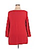 Eileen Fisher 100% Tencel Red Pullover Sweater Size 2X - photo 2