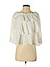 Zara White 3/4 Sleeve Blouse Size S - photo 1