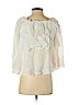 Zara White 3/4 Sleeve Blouse Size S - photo 2