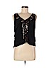 Patterson J. Kincaid 100% Polyester Black Sleeveless Blouse Size XS - photo 1