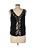 Patterson J. Kincaid 100% Polyester Black Sleeveless Blouse Size XS - photo 2