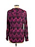 Candie's 100% Polyester Purple Long Sleeve Blouse Size L - photo 2