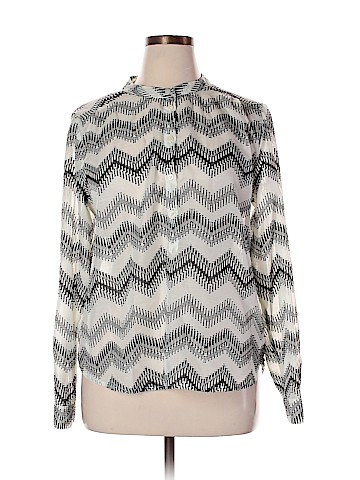 J. Crew Factory Store Long Sleeve Blouse (view 1)