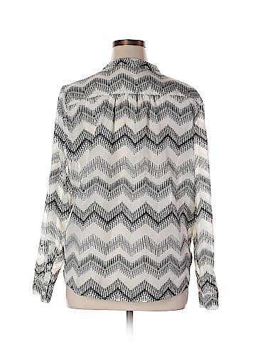 J. Crew Factory Store Long Sleeve Blouse (view 2)