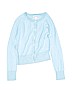 Cat & Jack Solid Blue Cardigan Size 6 - 7 - photo 1